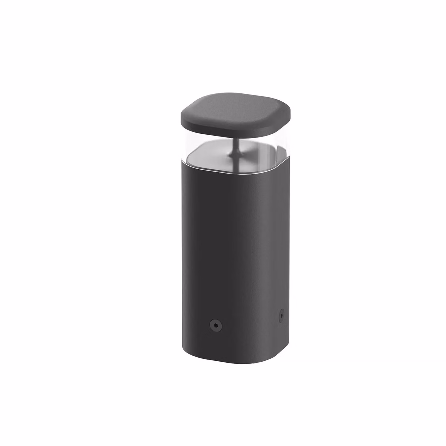 Flos Architectural FLOS Pointbreak Bollard 2, 2.700K antracite 30cm 2, Nero, Alluminio, Design, Lampada LED da esterni