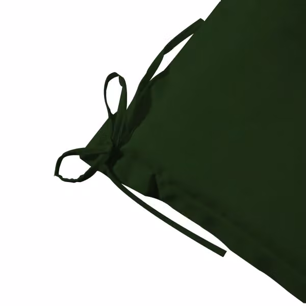 Set di 6 imbottiture per sedia Detex verdi, idrorepellenti e trapuntate, L/P/H: 43 x 39 x 5 cm – 3