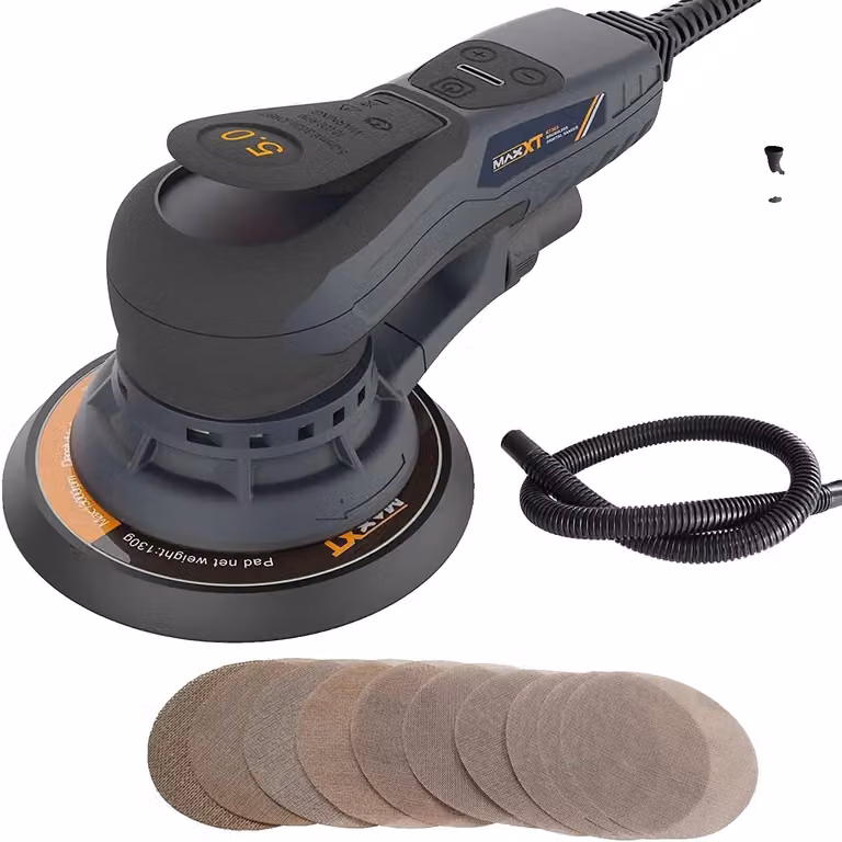 Levigatrice orbitale, potenza 350W, regime minimo 10000 giri/min, 220V 5.0
