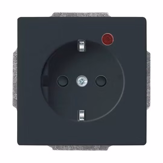 Busch-Jaeger 2310 EUGL/VA-81-11, elemento di presa SCHUKO® Busch-Protector®, con protezione contro le sovratensioni, colore antracite