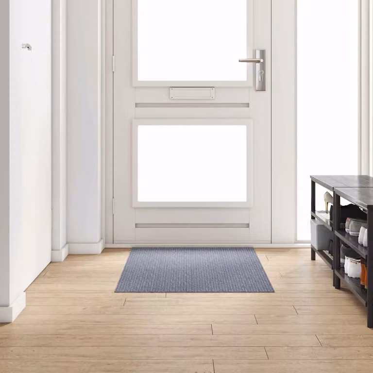Runner in moquette vidaXL grigio chiaro, L 150 x P 80 cm, in feltro ad ago moderno e lavabile