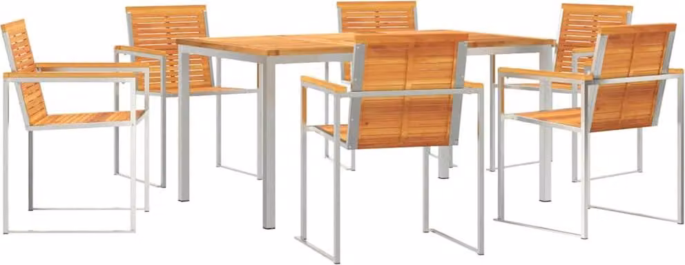 Set da Pranzo per Giardino 7 pcs