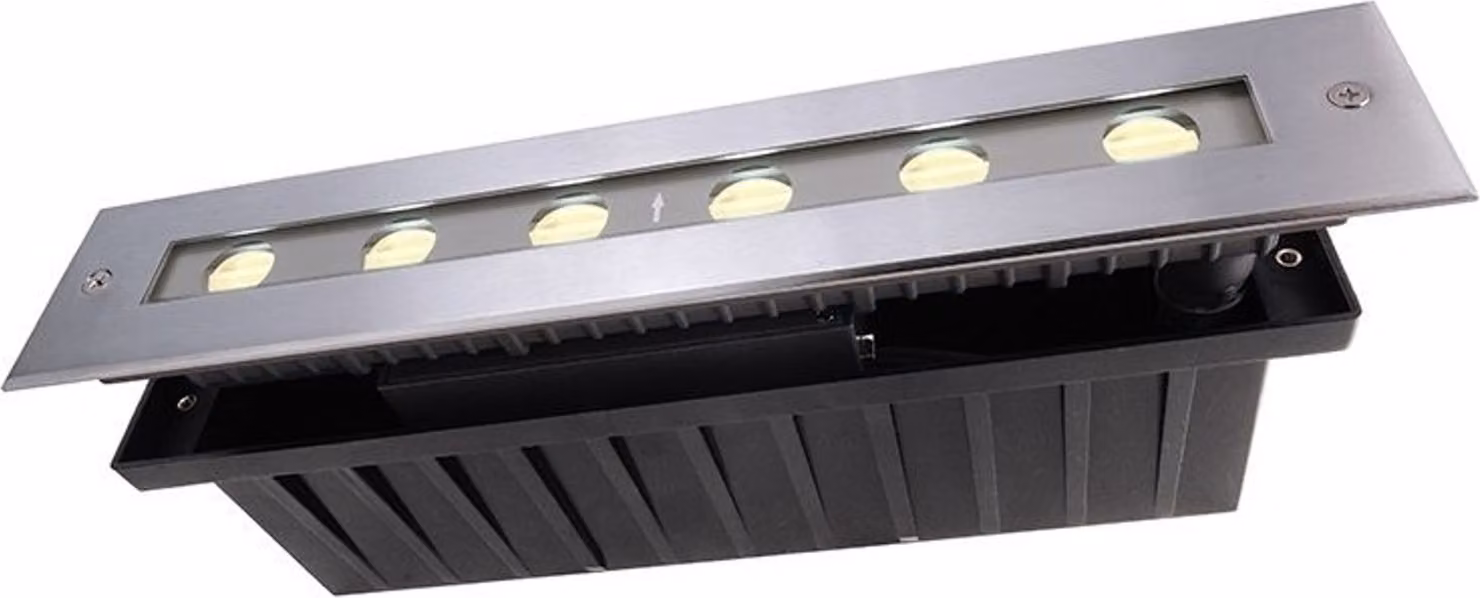 Deko-Light 730262 Lampada da incasso a pavimento Line II WW , argento