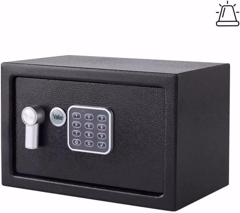 Electronic Alarm Safe - YALE - YEC/200/DB2 - Small 8.6L - 130 dB Siren - 20x31x20cm