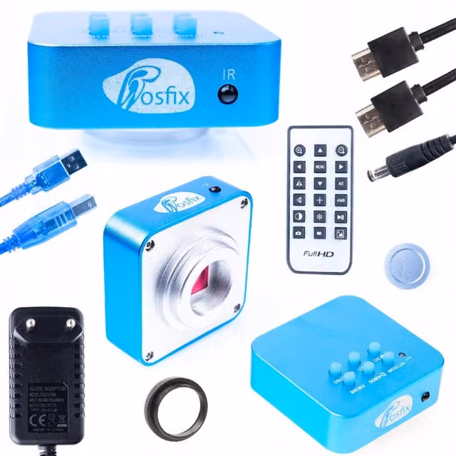 Camera Microscopica Scorpius PRO KMSP-HDMI-USB Blue con Sensore Panasonic 16MP e Risoluzione 4K FullHD