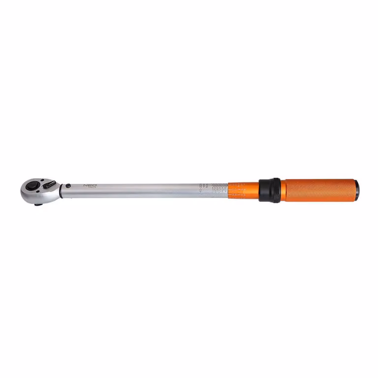 NEO TOOLS Chiave dinamometrica reversibile 1/2" 40-220Nm | Doppio scatto, regolabile fino a 1 Nm, cricchetto destra-sinistra | Chiave in acciaio per utensili