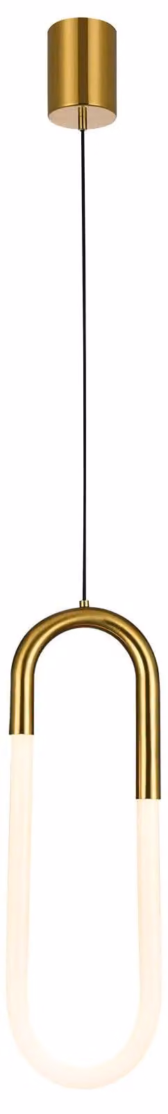 Lampada a sospensione LATIUM, 9W, 3000K, finitura in ottone
