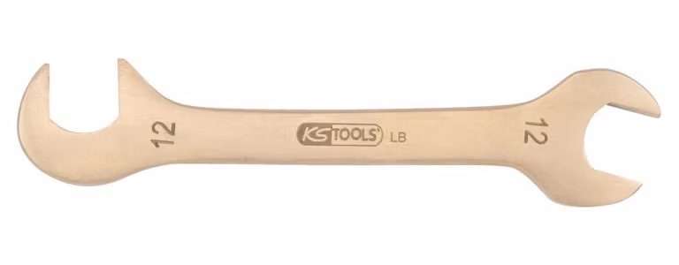 KS TOOLS BRONZEplus Chiave doppia aperta per lamiera, piccola 5,5 mm ( 963.7121 )