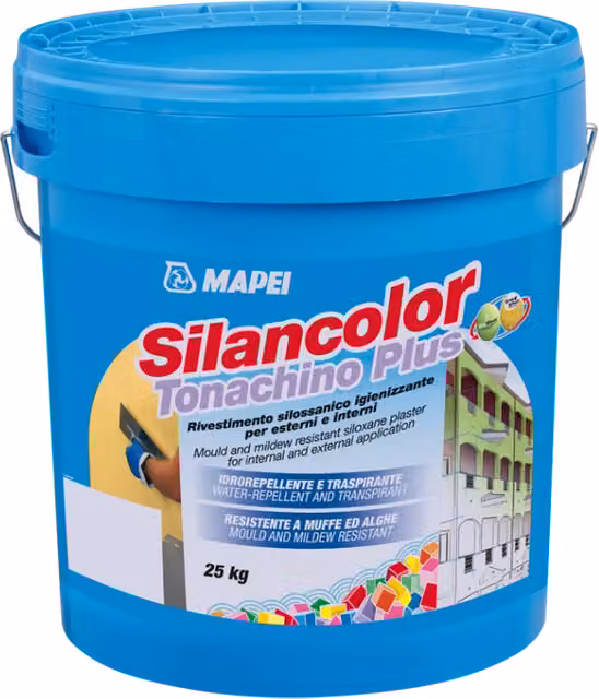Mapei silancolor t plus 1,2 mm base p rivestimento silossanico 25 kg