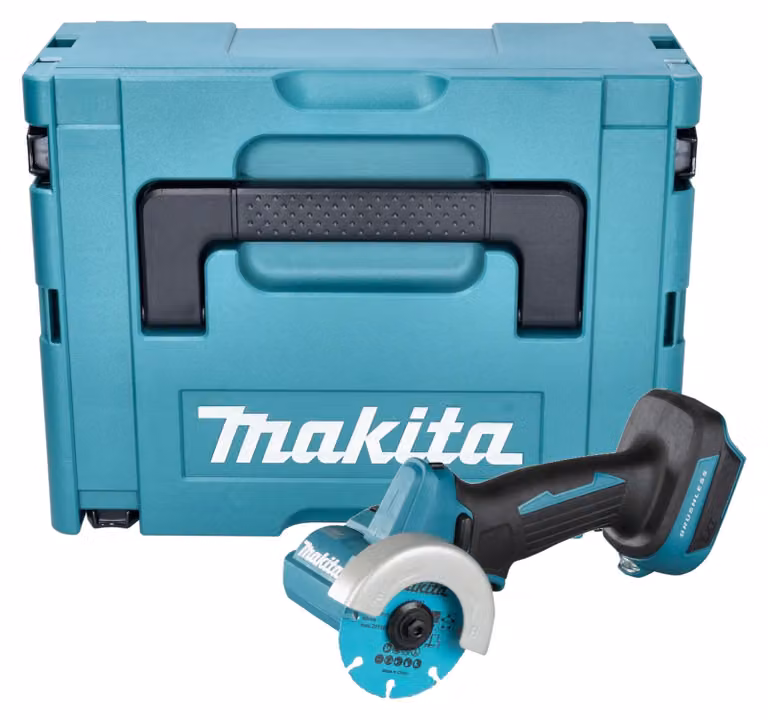 Smerigliatrice angolare a batteria Makita DMC 300 ZJ 18 V 76 mm brushless + Makpac - senza batteria, senza caricabatterie