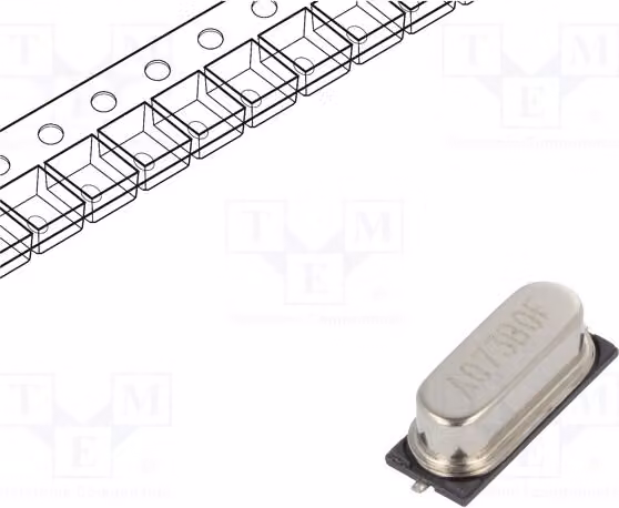 Generatore di frequenza: Quarz -20÷70°C, montaggio superficiale (SMD), frequenza 7372,8 kHz, tolleranza 50 ppm, dimensioni 4,7x12,7x4,2 mm, modello ABLS-7.3728MHZ-B