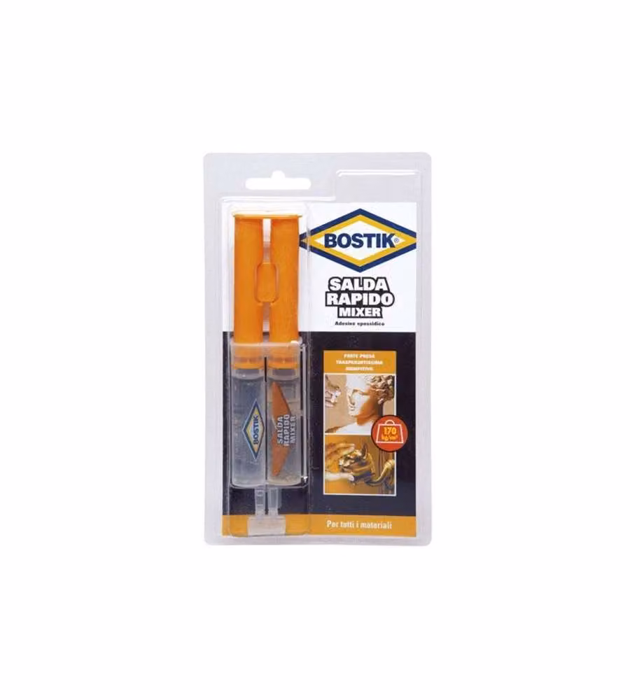 Adesivo Bicomponente Salda Rapido Mixer Bostik