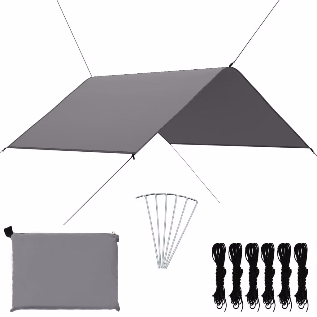Telo per esterni Living Store, dimensioni 3x2,85 metri, colore grigio