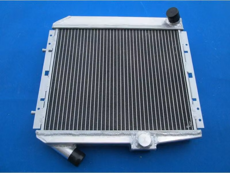 Radiatore in alluminio - 388x310x52 mm - 2 file - Raffreddamento motore - Ricambi auto