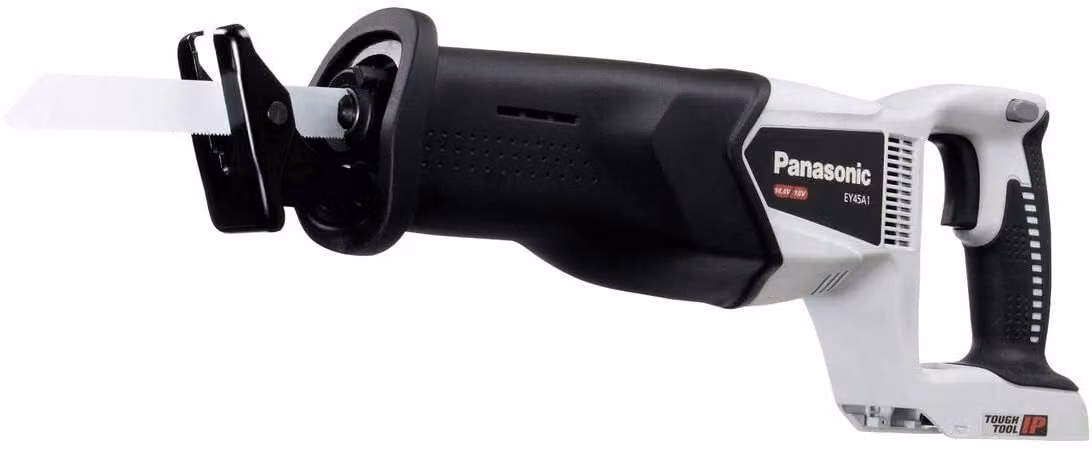 Sega circolare portatile professionale a batteria Panasonic EY 45A2 XW32 BODY, profondità di taglio 46 mm, velocità variabile, batteria agli ioni di litio in dotazione