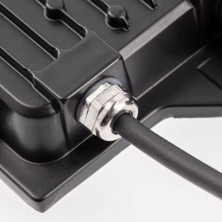 Proiettore LED da 30 W per esterni, IP65, nero, forma squadrata | Bianco neutro