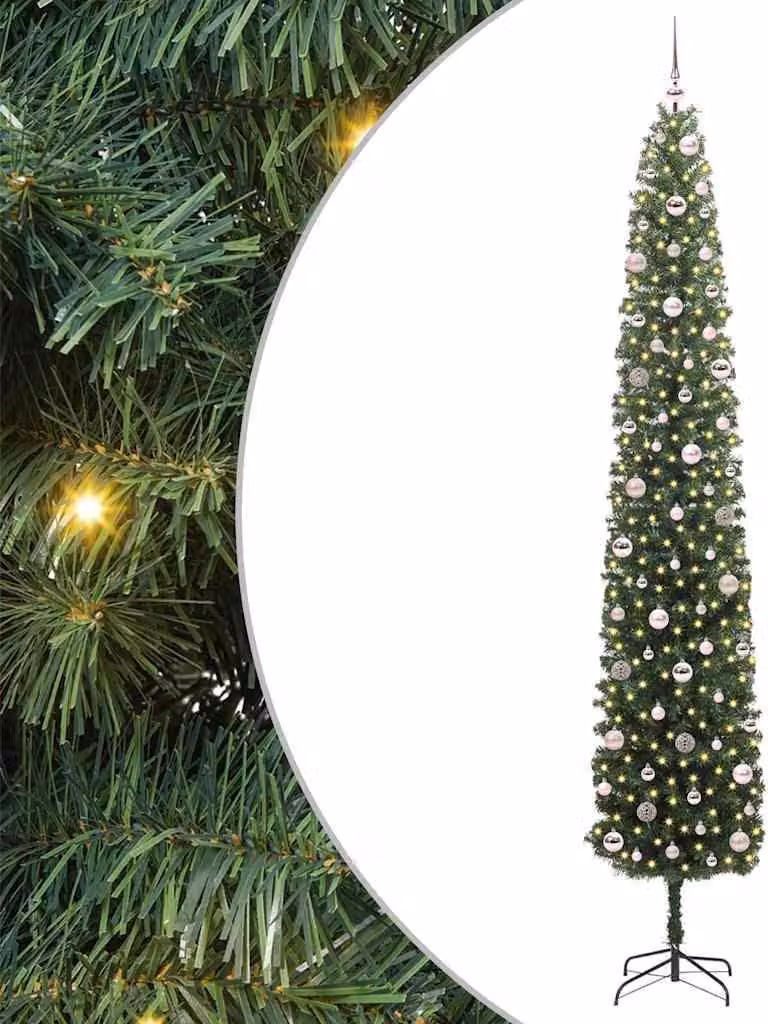 Albero di Natale artificiale con 300 LED Verde 270 cm