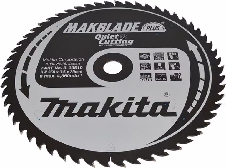 Sega Makita MAKBLADE+. 350x30x56Z B-33510