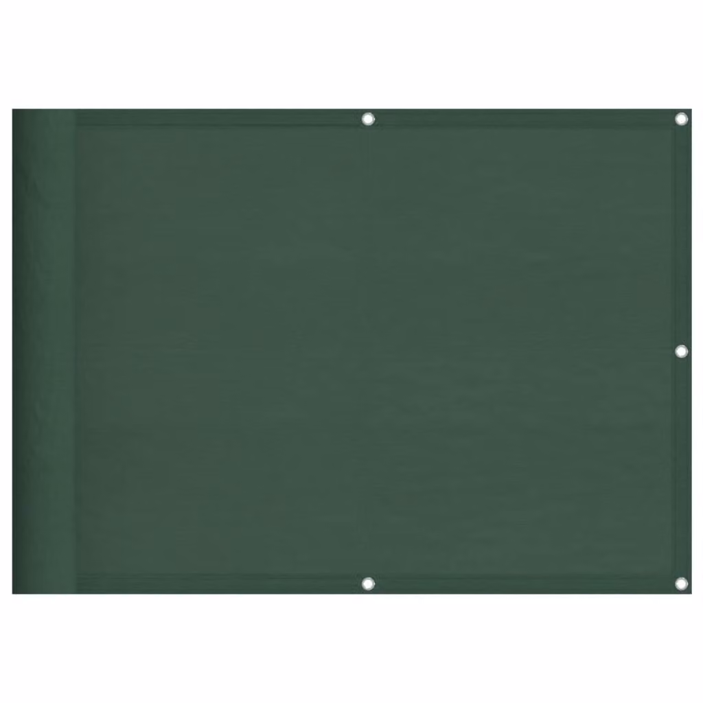 Paravento Balcone Verde Scuro 75x800 cm 100% Poliestere Oxford