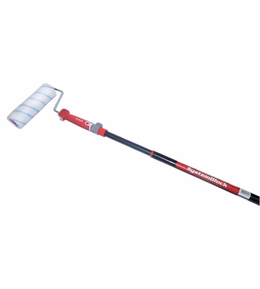 Nespoli Rullo per Pittura con Pertica Estensibile - Fibra - 22 cm x 200 cm