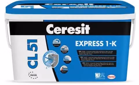 CERESIT CL51 Membrana impermeabilizzante monocomponente da 5 kg Impermeabilizzante flessibile monocomponente
