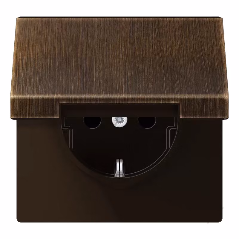 Jung ME1520KLAT Presa SCHUKO® 16 A 250 V ~ Ottone anticato