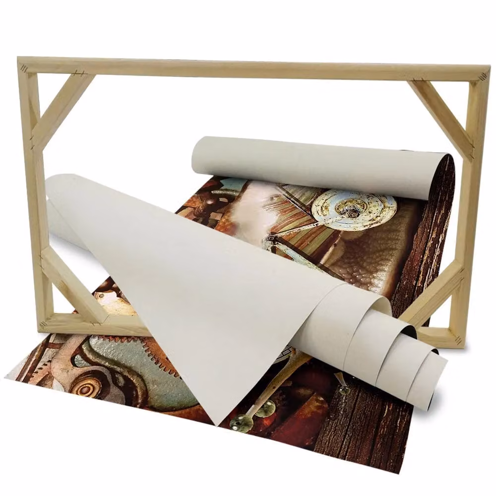 Quadro Canvas Astratto LUMACA Abstraction di Signorbit, Multicolore, L 140 cm x H 100 cm – 2