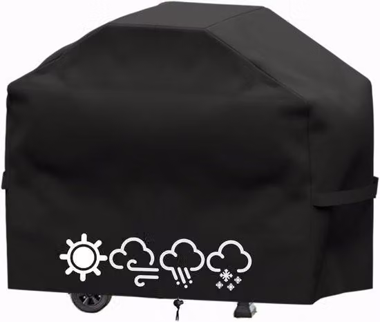 Copertura per barbecue a gas, resistente ai raggi UV, impermeabile, antivento