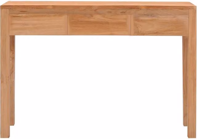 Tavolo Consolle | Tavolo d'Ingresso 110x35x75 cm in Legno Massello di Teak