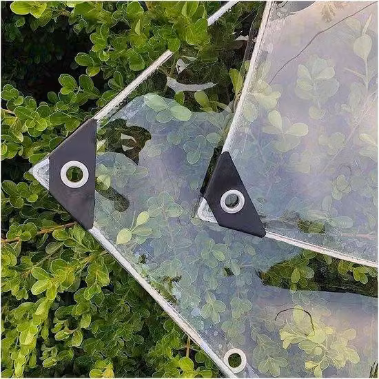 Ibenzoa®: telo di copertura in PVC di alta qualità, 3 x 2 metri, impermeabile e resistente ai raggi UV, con angoli rinforzati, ideale per proteggere giardino, piante e cantieri
