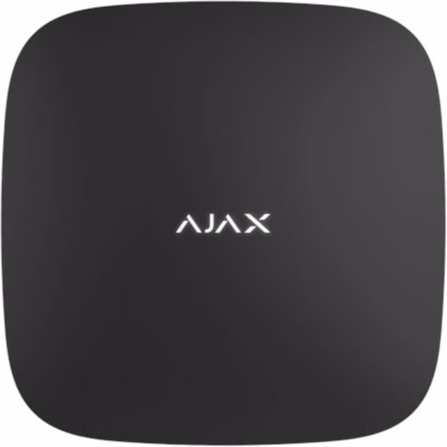 Ajax Hub 2 2G con 2xSIM ed Ethernet, Nero