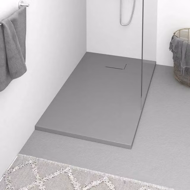 Piatto Doccia in SMC Grigio 120x70 cm 148936