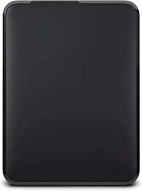 Disco rigido esterno Western Digital da 2TB con connessione USB-A e USB-C, colore nero