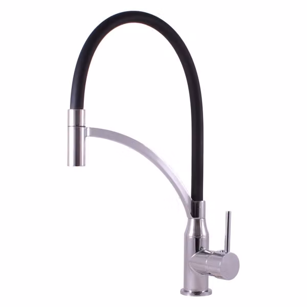 Slezák-RAV Slezák RAV Seina SE914 nero/cromo SE914.0 - flexi 3/8,... Colore: cromo, Dimensione: 3/8''