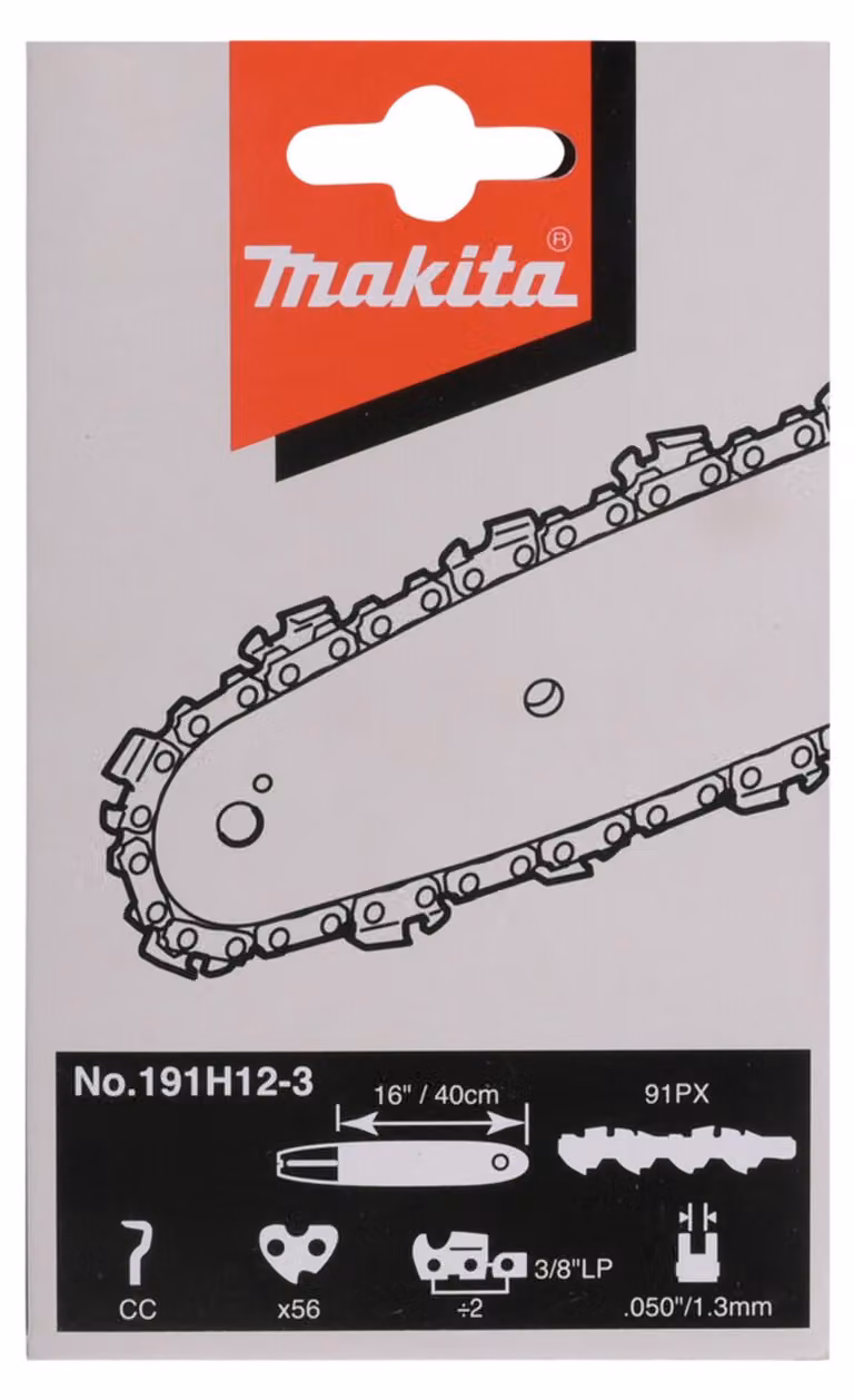 Catena Makita 40 cm 40 cm - 3/8" - 1,3 mm - mezzo scalpello - 56 maglie motrici