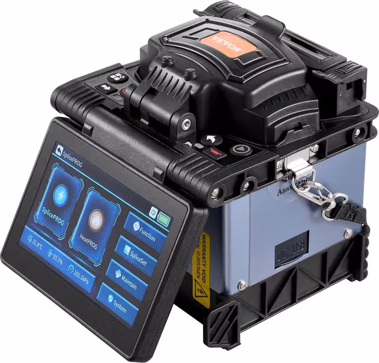 Giuntatrice per fibre ottiche 6 motori Allineamento dei nuclei Giunzione 6s Touch screen da 5"