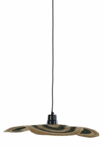 Lampada a sospensione Pomax Koriko, verde, dimensioni: lunghezza 50 cm, larghezza 48 cm, altezza 7 cm