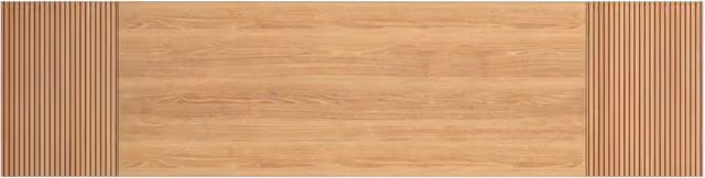 Testiera per letto Herdasa 140cm rovere dorato stampa doghe rovere 67x225x3cm
