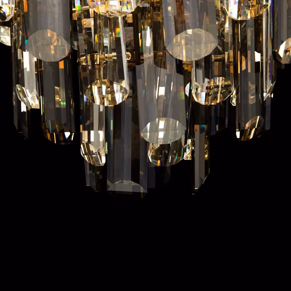 Lampadario pendente glamour Maytoni Flare in metallo e cristallo color oro/ottone con 8xE14 – 2