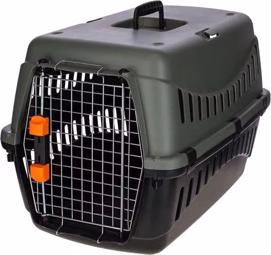Gabbia da trasporto per gatti 3 60x40x385 cm - Formato grande - Sicura e comoda da trasportare