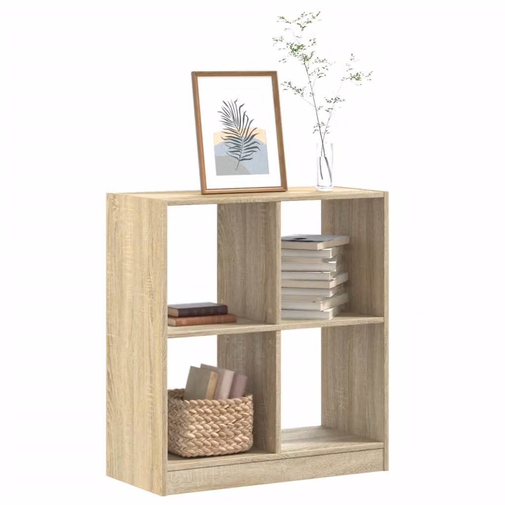 vidaXL Libreria Rovere Sonoma 68,5x32x75 cm in Legno Multistrato