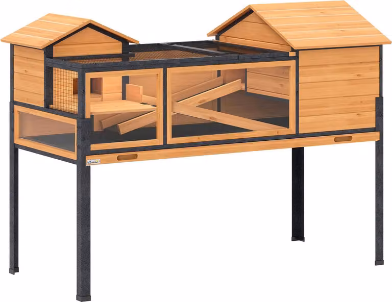 Casa della tartaruga, 2 stanze, 2 livelli, legno e acciaio