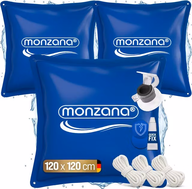 Set da 3 cuscini gonfiabili per piscina Monzana blu L/P: 120 x 120 cm