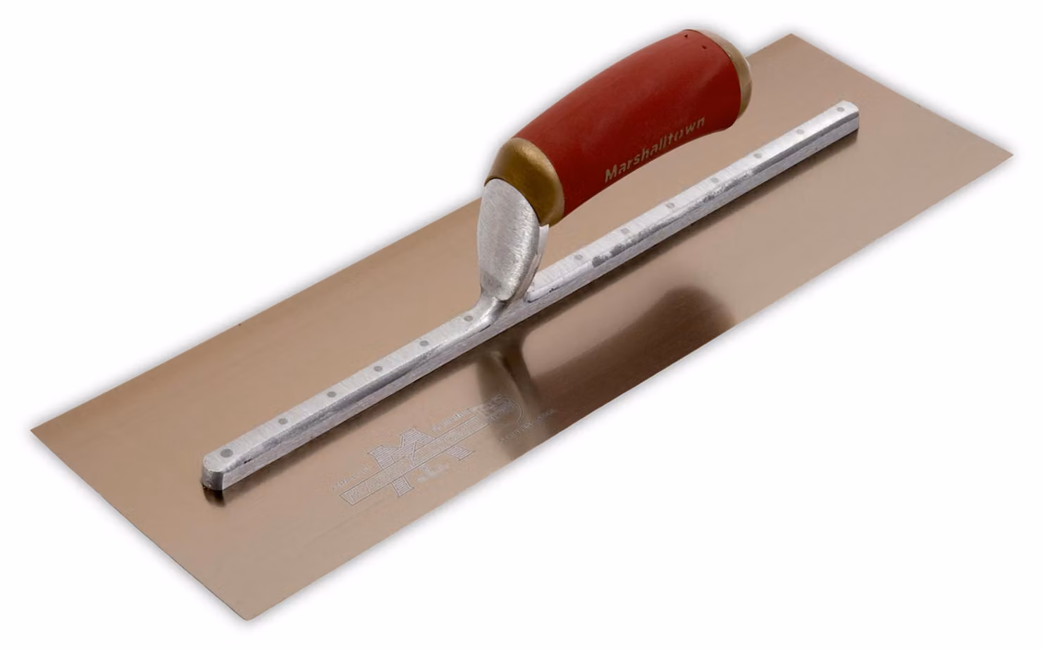 Piastra in acciaio dorato, dimensioni 406x127 mm, integrata