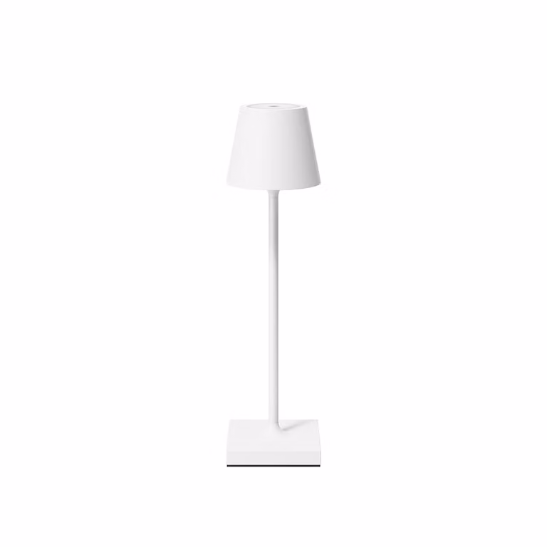Sigor lampada da tavolo ricaricabile NUINDIE USB-C Pocket 210 mm bianco neve