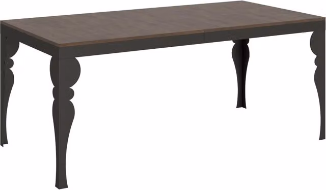 Tavolo da pranzo allungabile Paxon Evolution GIORDANOSHOP colore noce, L/P/H: 180-440 x 90 x 77 cm