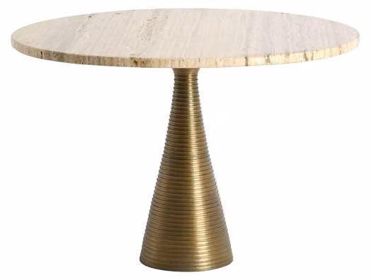 Tavolino da salotto marrone in metallo suggestivo Light & Living Bahia