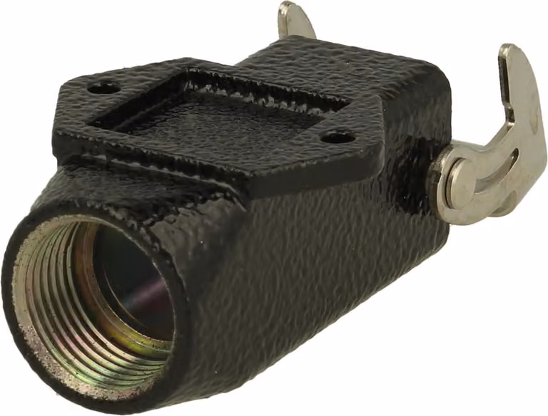 HARTING Han 3M Alloggiamento base con fondo chiuso, 1xM20 uscita cavo diritta, con 1 staffa - 1 pezzo