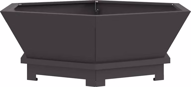 Focolare Nero 75 x 75 x 28 cm Acciaio