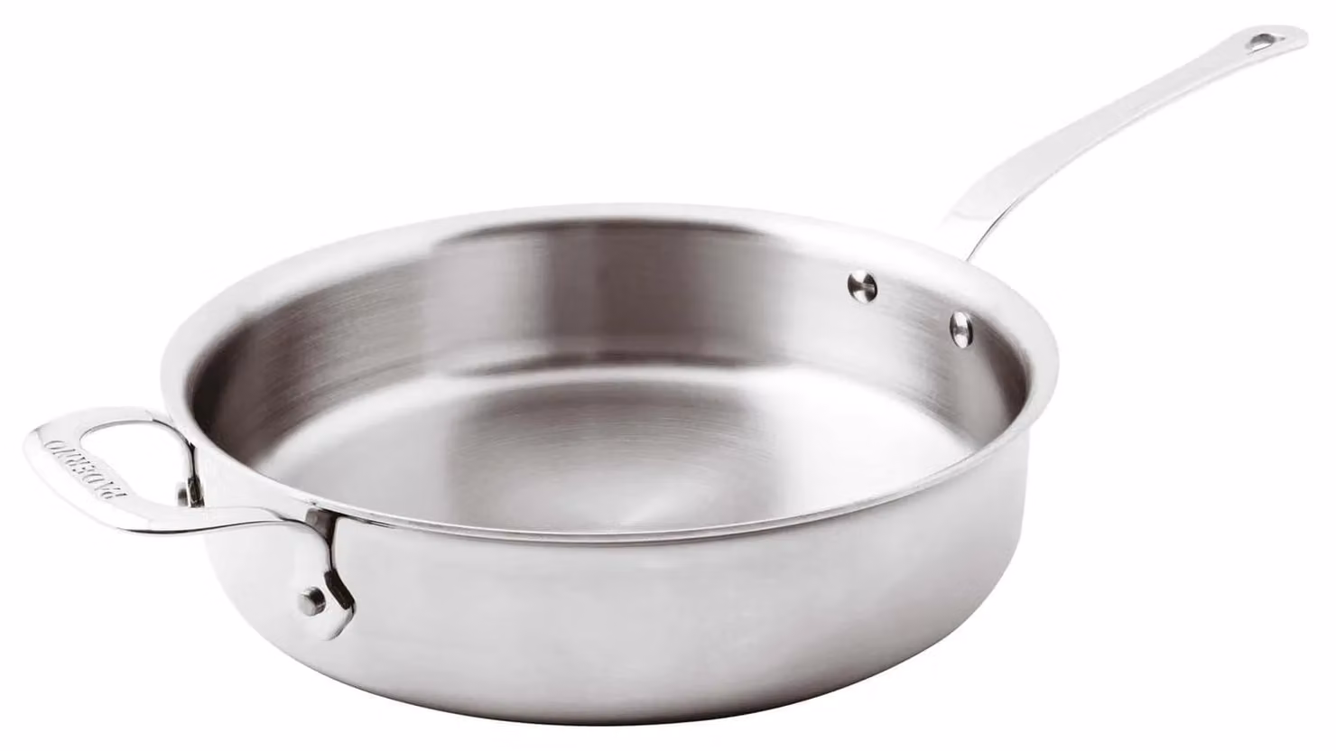 Casseruola bassa Serie 12200 5-Ply in Alu-inox con un manico per induzione, diam.28cm